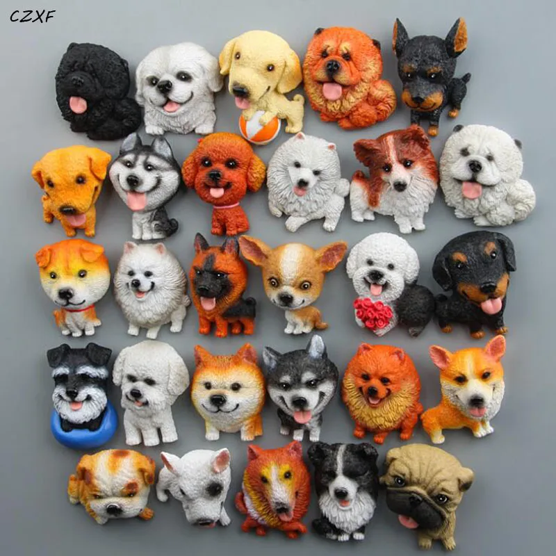 1 Pcs New Style Cartoon Dog Fridge Cute Animal Dog Decorative Refrigerator Souvenir