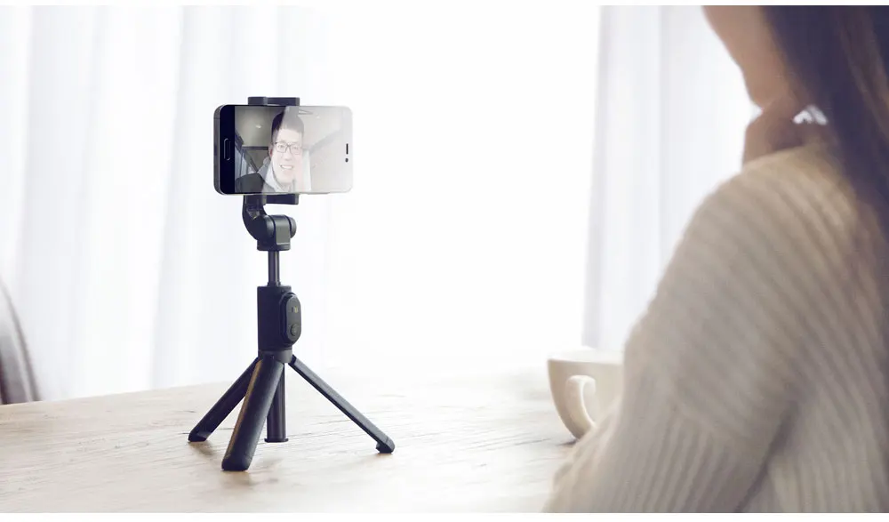 Original Xiaomi Selfie Stick Mini Foldable Tripod Extendable Handheld Self-portrait Monopod Phone Bluetooth Wireless Remote Shutter For IOS Android Mobile Phone (4)