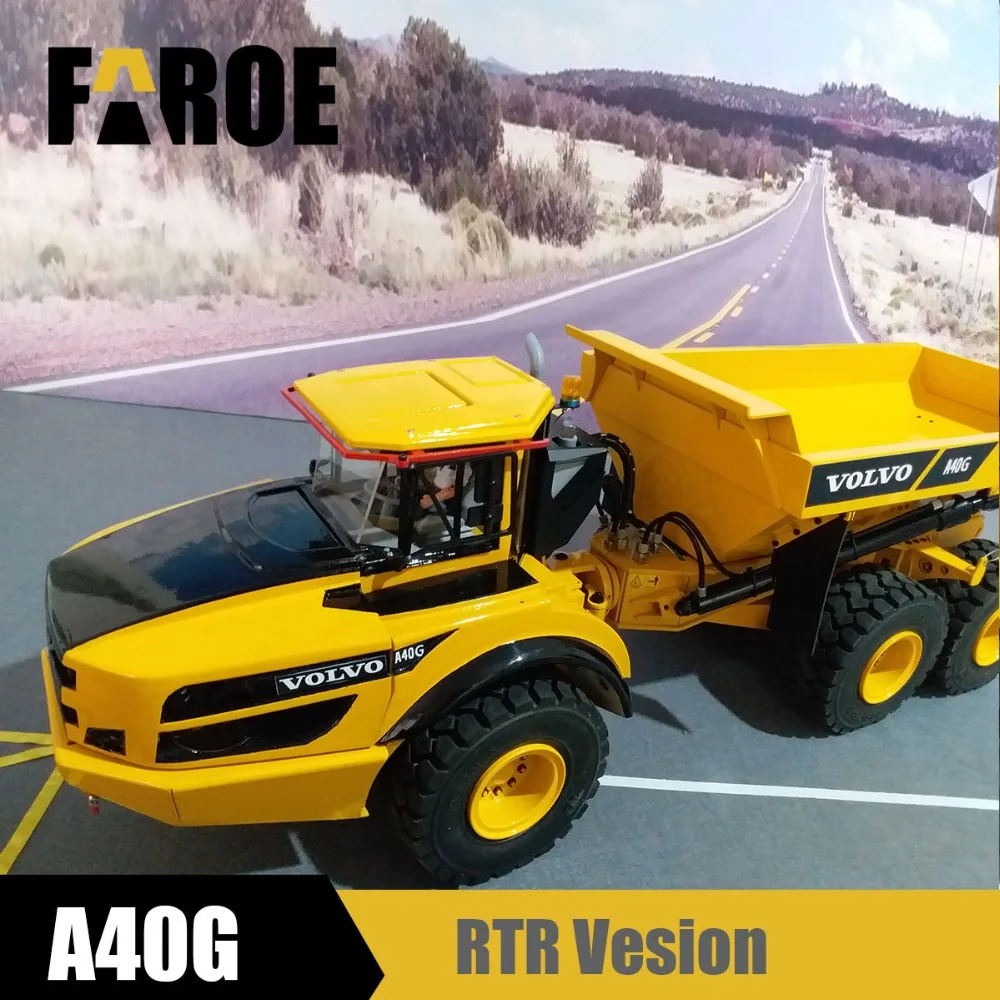 1/12 6x6 articulated dump truck-in RC Trucks from Toys & Hobbies on