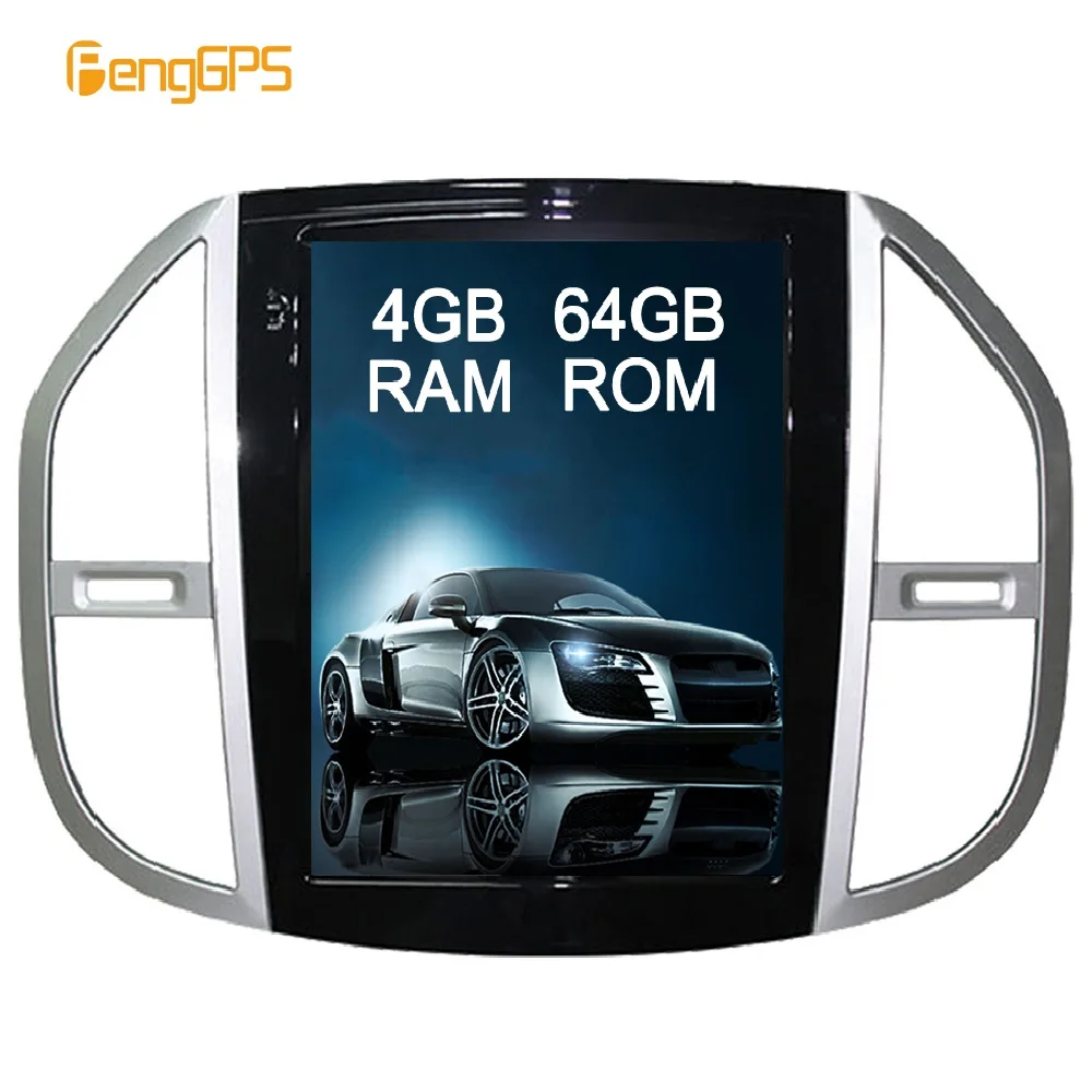 Система спутниковой навигации на Android 8,1 для Mercedes-Benz Vito gps Навигация DVD плеер 1920*1080 HD 12," ips экран