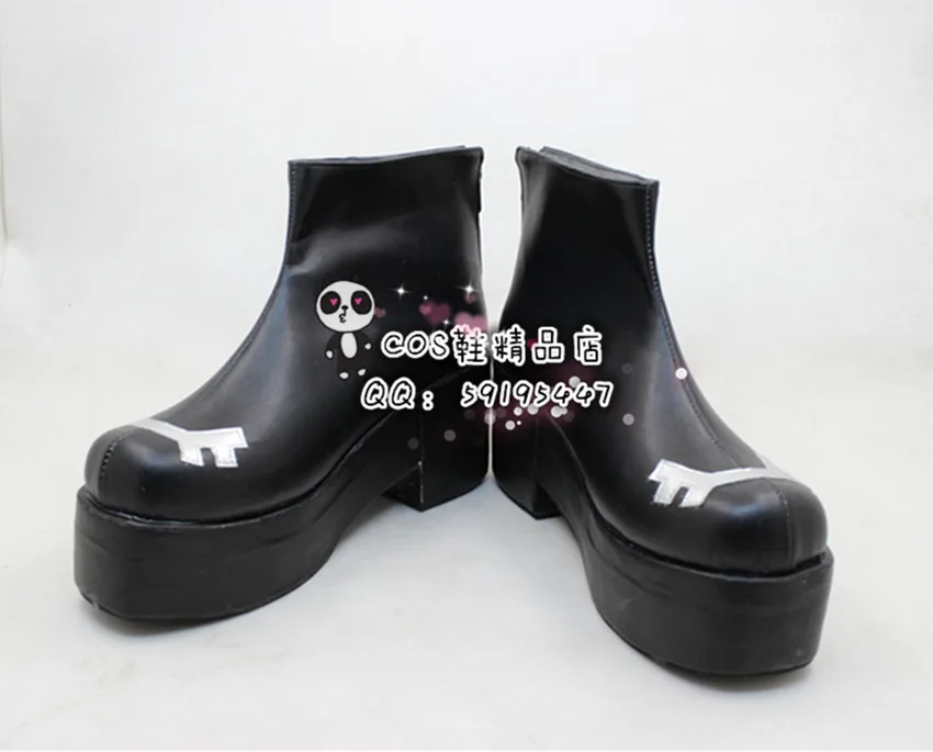 

Bakuman Merry Nightmare Thick Heels Cosplay Black Shoes X002