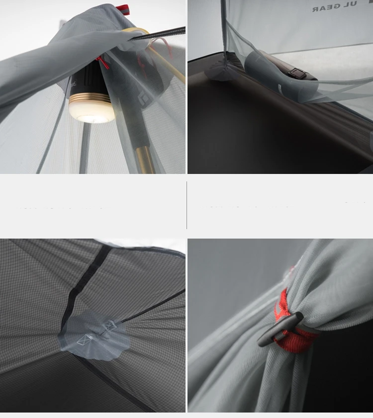 3F UL GEAR одноместная палатка для улицы, Ультралегкая палатка для кемпинга, 3 сезона, профессиональная 15D нейлоновая Бесшумная палатка с силиконовым покрытием 740 г