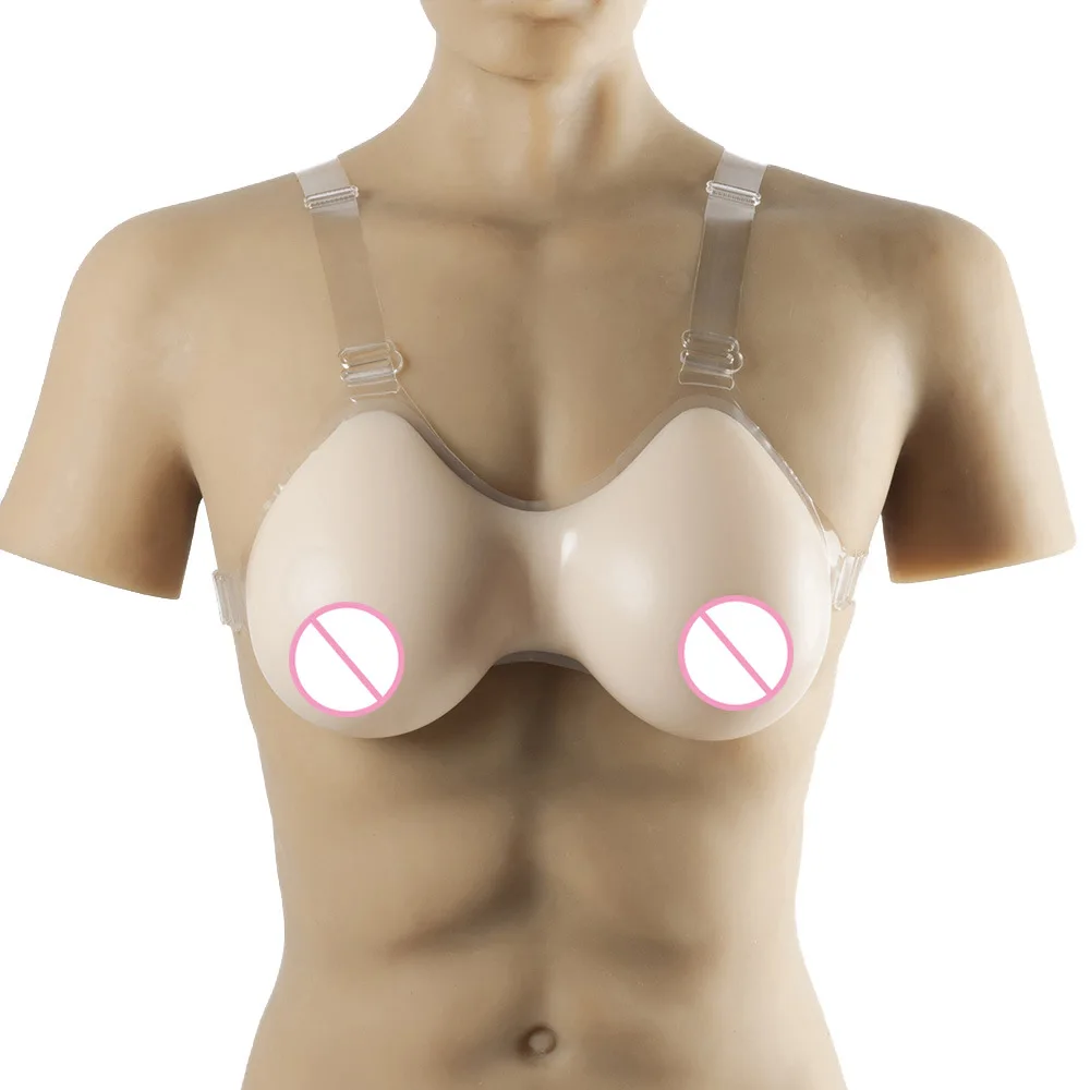 

2020 Women's conjoined silicone Artificial Silicone Breast Forms Fake Breasts Postoperative Drag Queen Transvestite Mastectomy
