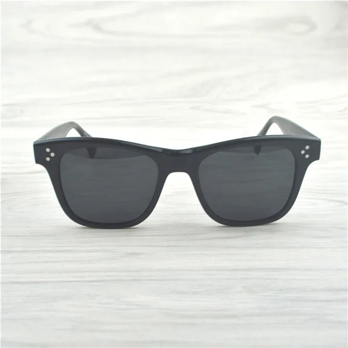 Г. пикантные роскошные прямоугольник солнцезащитные очки Для женщин Брендовая Дизайнерская обувь OV5302 ретро в форме кошачьих глаз солнцезащитные очки Jack Хьюстон женские очки UV400 - Цвет линз: Black VS Gray
