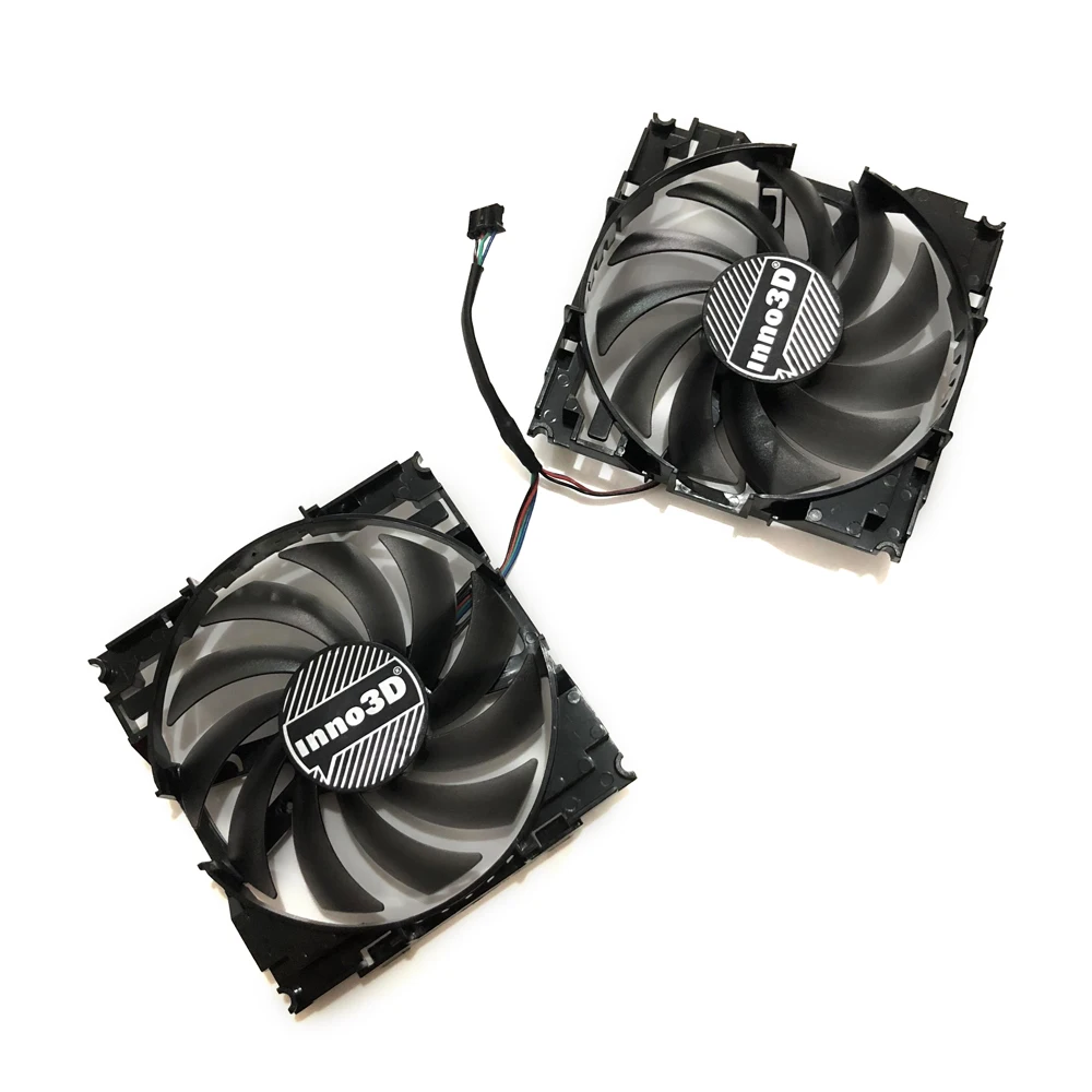 Вентилятор Охлаждения видеокарты 2 шт./компл. CF12915S InnoVISION GTX1060 GPU VGA для INNO3D GEFORCE GTX 1060