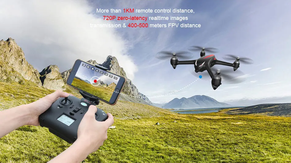MJX B2SE 5G RC Квадрокоптер Wi-Fi FPV 1080P камера gps позиционирование бесщеточный удержание высоты игрушка, Дрон на дистанционном управлении RTF следить за одним ключом 3 батареи