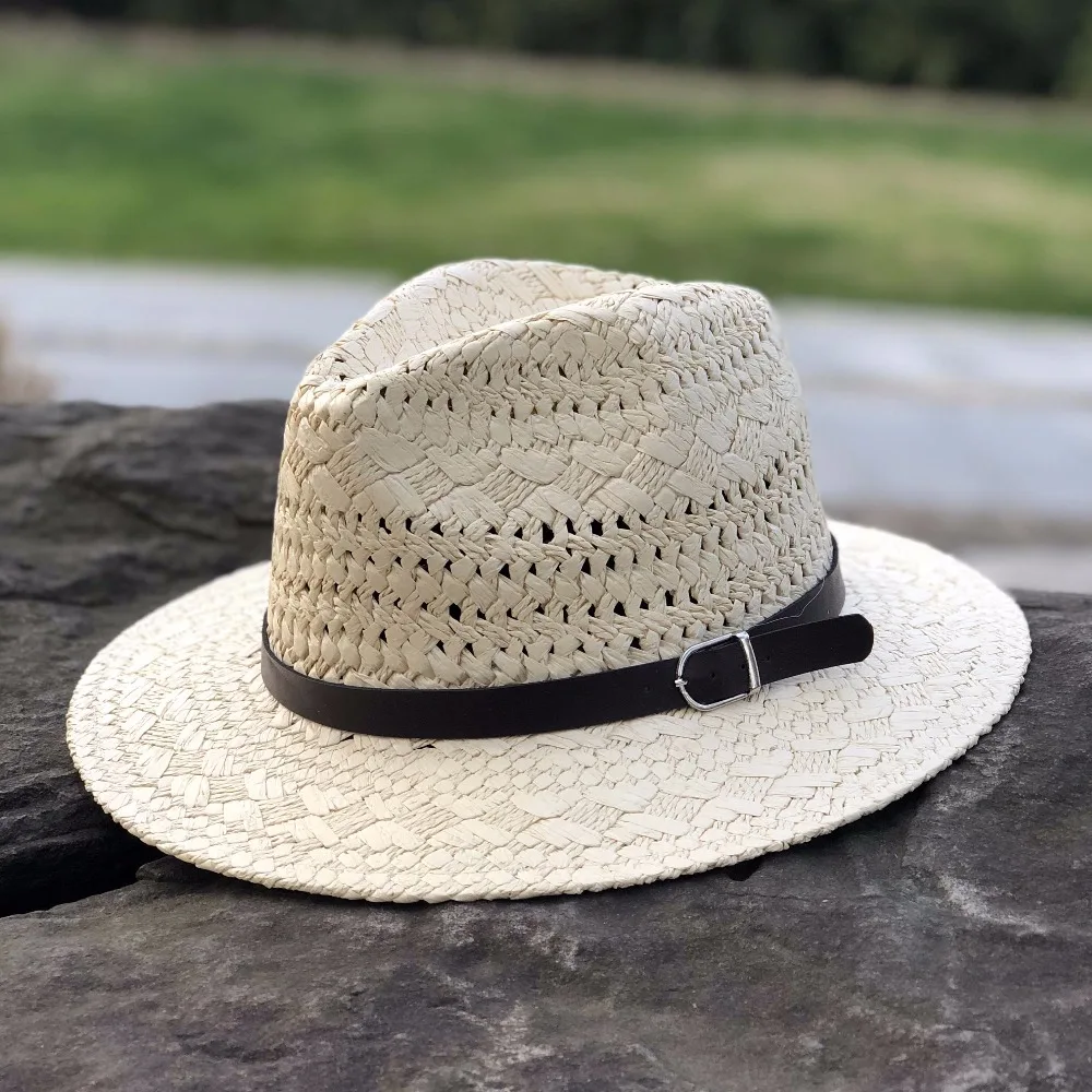 Vendita calda cappelli da cowboy in paglia cava cappelli da spiaggia in feltro occidentale cappelli da festa per uomo donna 4 colori cappello di paglia jazz estivo_voghion.com