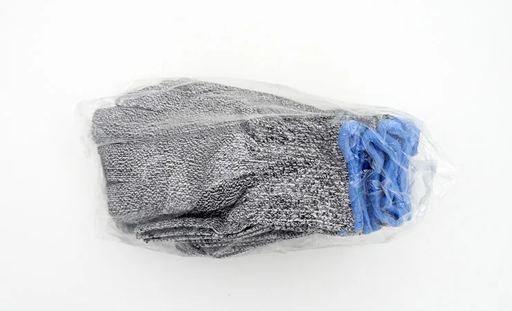 Новые перчатки с защитой от порезов уровень серого 5 устойчивые к порезам перчатки 400D di nima пряжи защитные перчатки рабочие 1 двойной/пакет