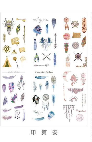 6 шт творческие Kawaii бабочка суккулентные растения липкий Бумага милые декоративные наклейки для дневник, фотоальбом Скрапбукинг студент - Цвет: 10