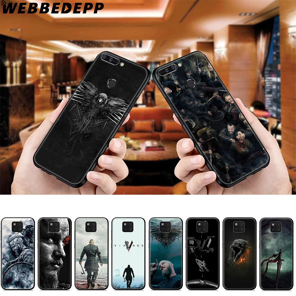 WEBBEDEPP Vikings Tv Show мягкий чехол для Huawei Mate Honor 20 6A 7A 7C 7X 8 9 9X 10 View Lite Pro 30 |