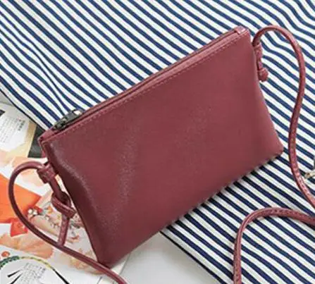 Многоцветный Square New Women PU Leather Bag Solid Color Handbags Tote Zipper Shoulder Bag Small Crossbody Bags Fashion Ladies Messenger Bags - Цвет: Многоцветный