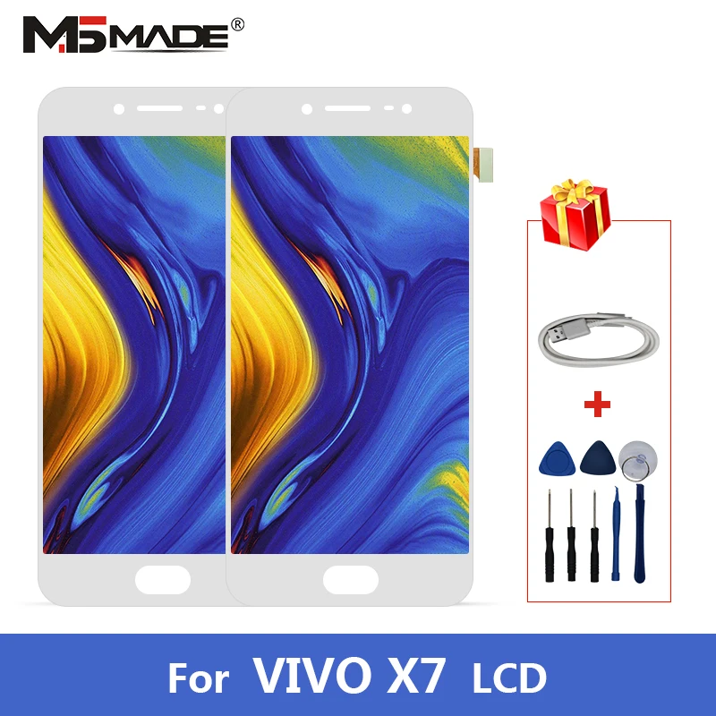 

5.2" For Vivo X7 LCD Display Touch Screen Digitizer Assembly Parts For Vivo X7 Display Screen AAA Quality 100% Tested Free Gift