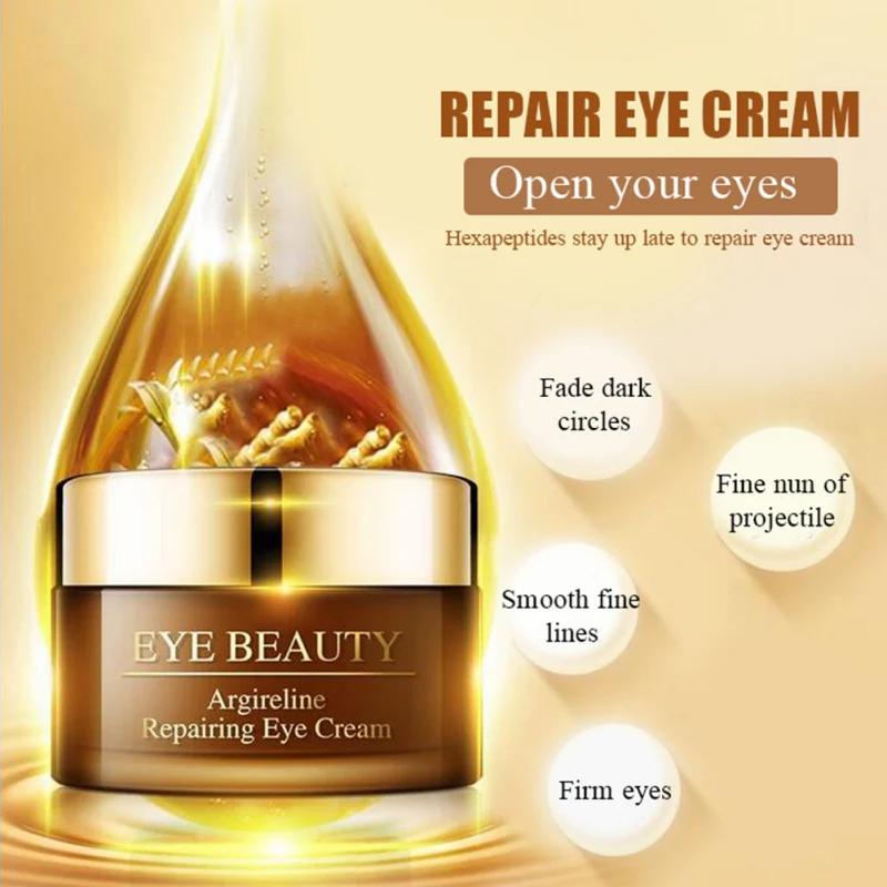 Eye Cream Anti Puffiness Black Dark Circle Eye Essence Anti Aging Anti