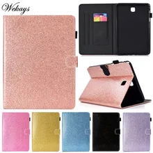 Wekays For Samsung Tab A T350 Glitter Bling Leather Fundas Case sFor Samsung Galaxy Tab A 8.0 T355 T350 T351 Tablet Cover Cases