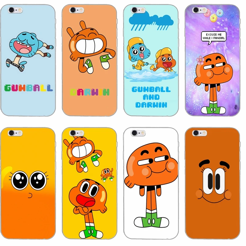 Amazing World Gumball Darwin Silicone TPU Soft phone case
