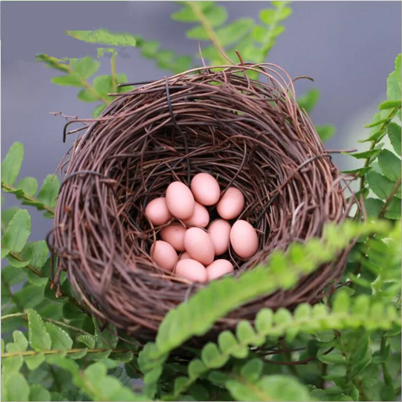

5pcs/lot Mini Bird Egg doll ,Artificial bird eggs Landscape Bonsai Plant Garden DIY Ornament and Decorations