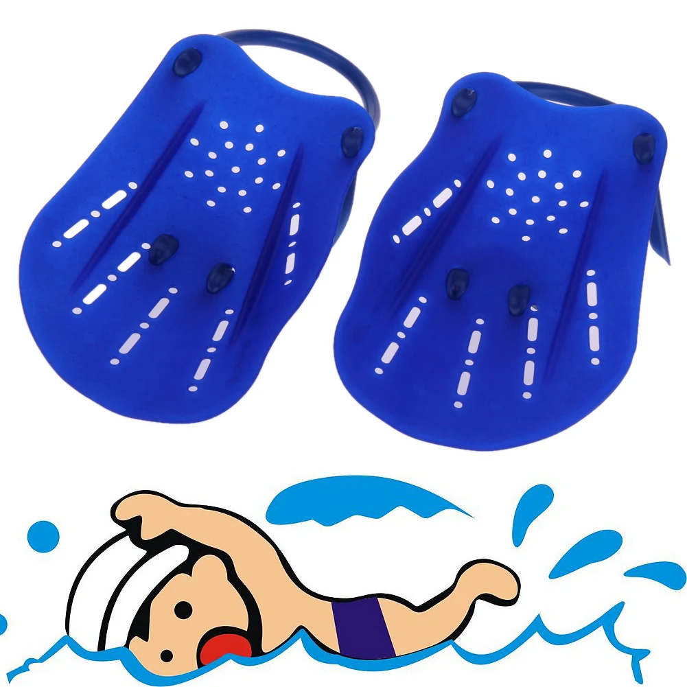 1 Pair Swimming Paddles Training Adjustable Hand bed Gloves Padel
