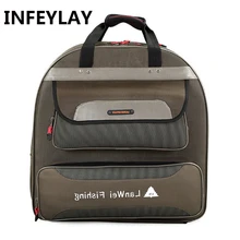 Vivid-worlD INFEYLAY Европейская водонепроницаемая сумка для рыбалки ткань 2/3 слоя многоцелевой ультра-большой емкости Рыболовная Снасть сумка