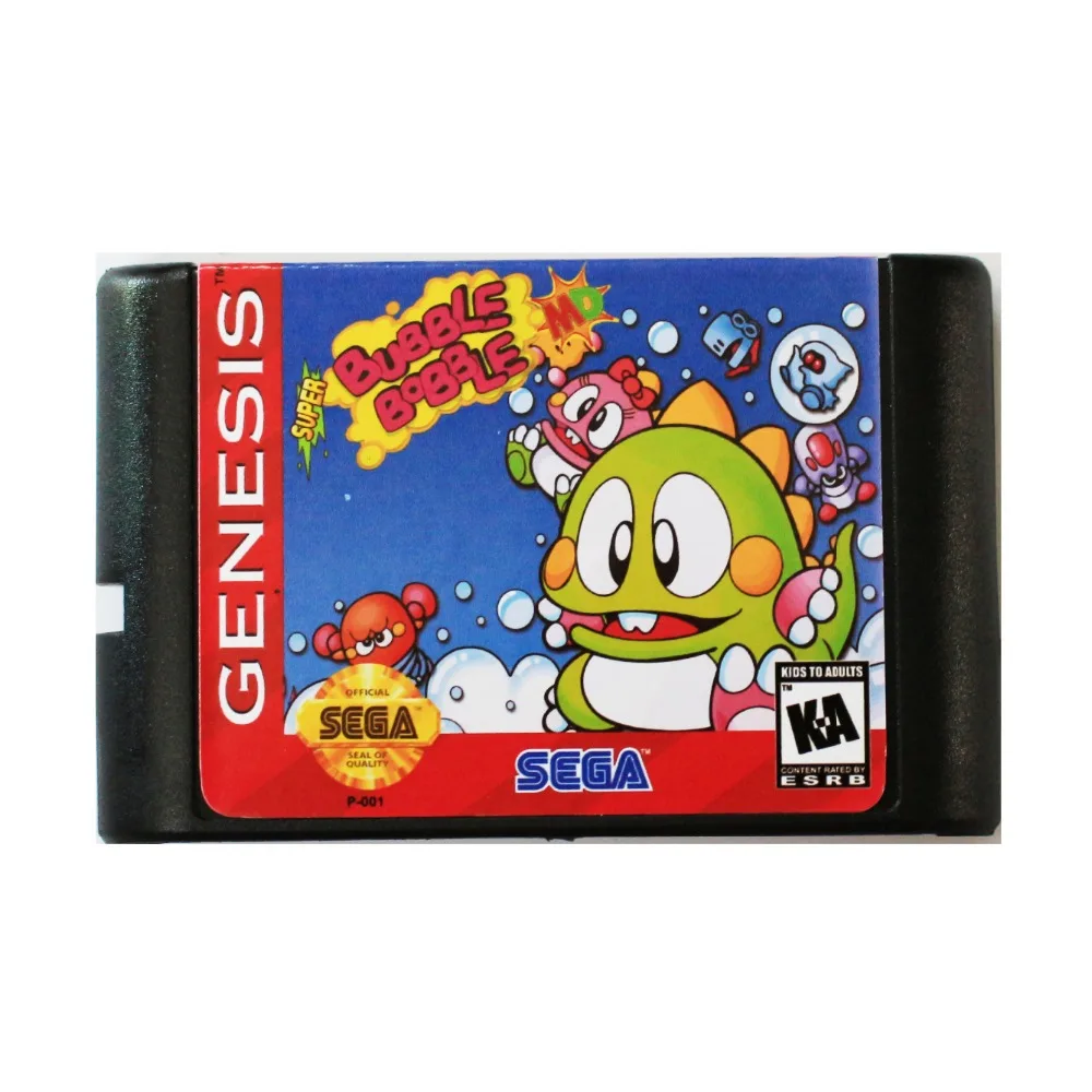 

Super Bubble Bobble 16 bit MD Game Card For Sega Mega Drive For SEGA Genesis