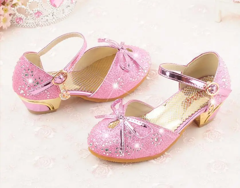 Children's high-heeled sandals-17