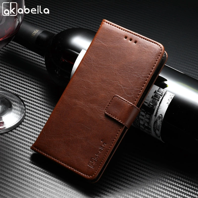 

Akabeila For Xiaomi Redmi Note 5 Pro Case Pocophone F1 Case Flip PU Leather Cover Phone Cases For Xiaomi Redmi 6A Global Note5