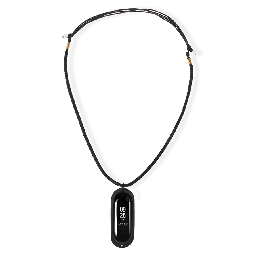 

For Xiaomi Band 3 Bracelet Silicone Case DIY Necklace Pendant Holder Decoration Protective Cover for Mi Band 3 Accessories