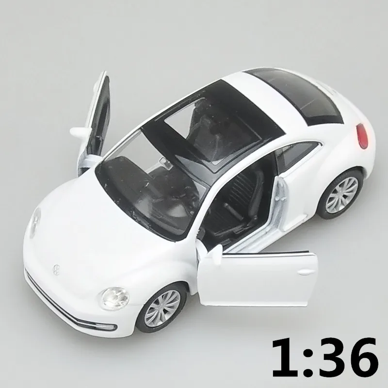 

High Simulation Supercar 1:36 Scale Alloy Pull Back Volkswagen New Beetle Cars Collection Metal Model Toys Free Shipping