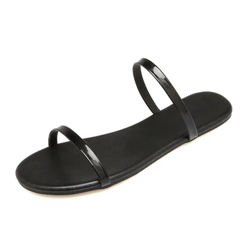 

Women 2019 new Sandals and slippers Roman women's shoes summer student open toe sandals flat with non-slip soft bottom fashion
