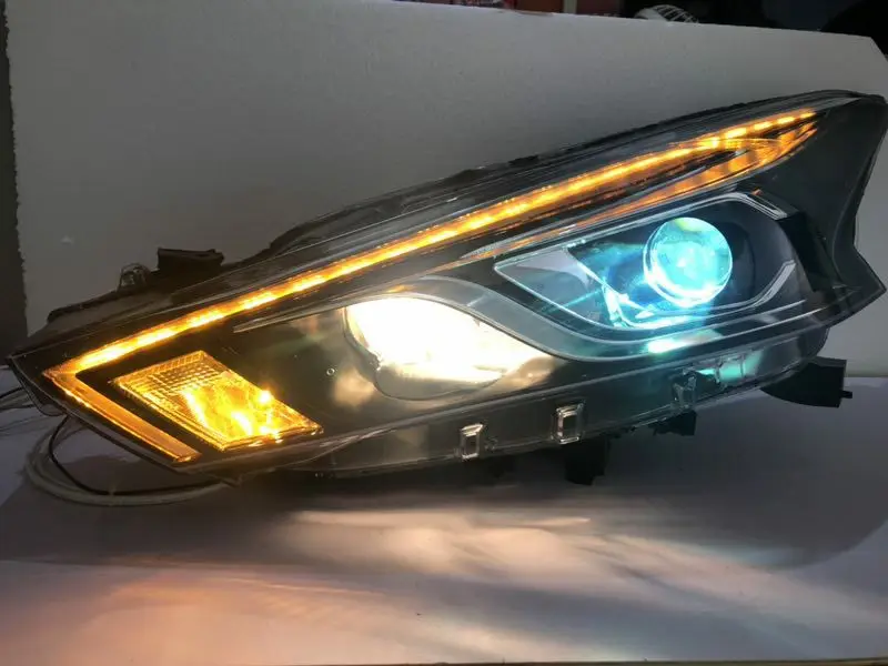 2 шт. Автомобиль Стайлинг для Nissan Lannia фар год Ксеноновые аксессуары передний свет Lannia фары