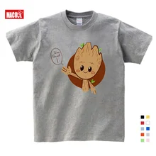 Boy Summer Short Sleeve Cotton Cartoon Tee Tops Clothes Children Groot Print T-shirt Girl T-shirt Baby T Shirts Free Shipping Boy Summer Short Sleeve Cotton Cartoon Tee Tops Clothes Children Groot Print T-shirt Girl T-shirt Baby T Shirts Free Shipping