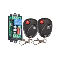 Receptor y Transmisor 2 220 V 1CH Inalámbrico RF Interruptor Remoto de La Lámpara Led SMD ON OFF Interruptor Inalámbrico 10A Momenrary Toggle retenidos
