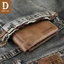 DIDE Brand Genuine Leather Wallets Men Vintage Short Design Purses Male female Gift ID Credit Card Holder Slim Wallet women DIDE Brand Genuine Leather Wallets Men Vintage Short Design Purses Male female Gift ID Credit Card Holder Slim Wallet women