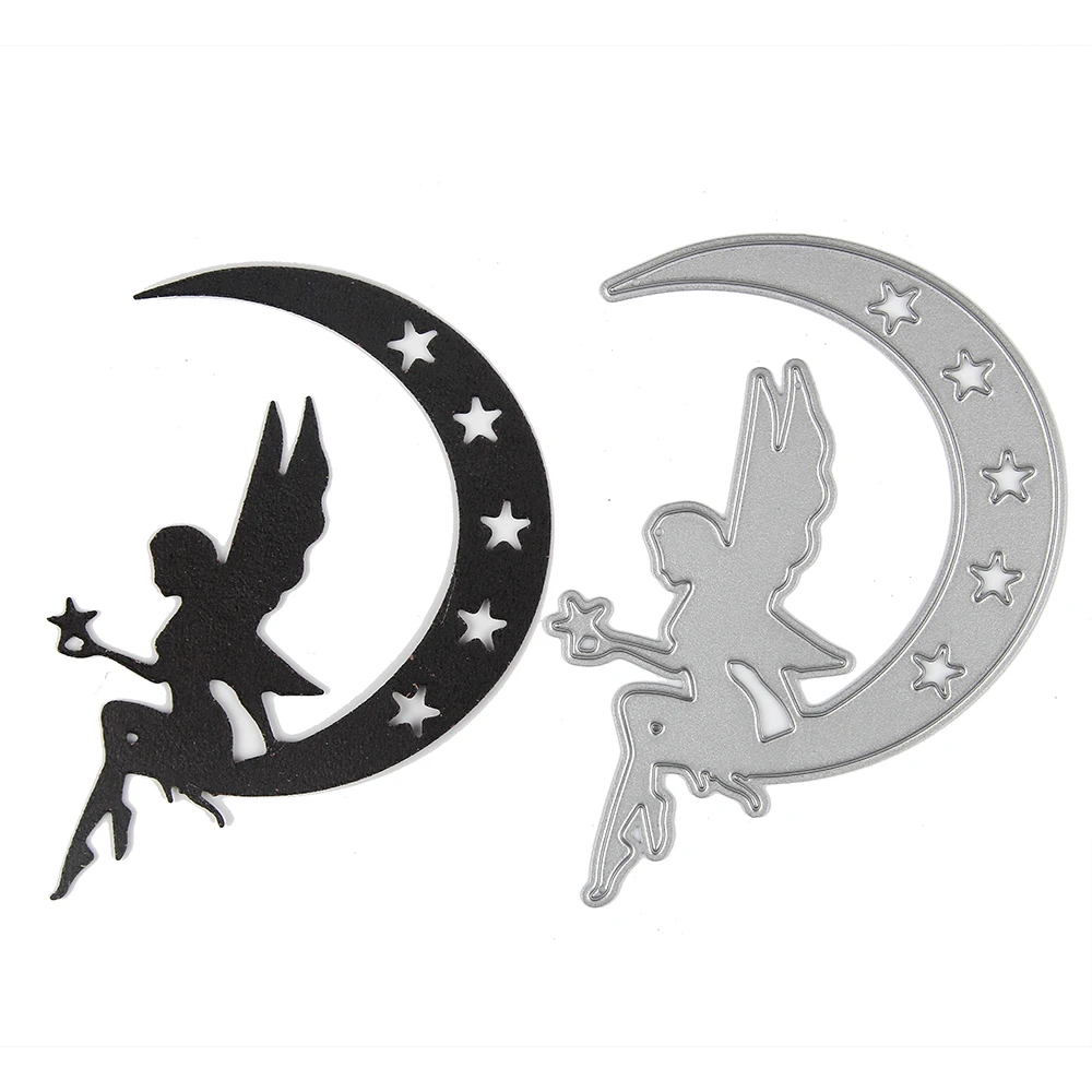 Angel Moon Cutting Dies Stencil DIY Scrapbooking Album Card Embossing Craft