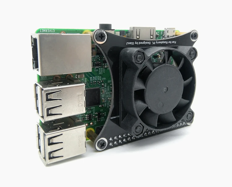 Малиновый пирог Raspberry PI немой вентилятор охлаждения пластина ветер Скорость ШИМ управляемой