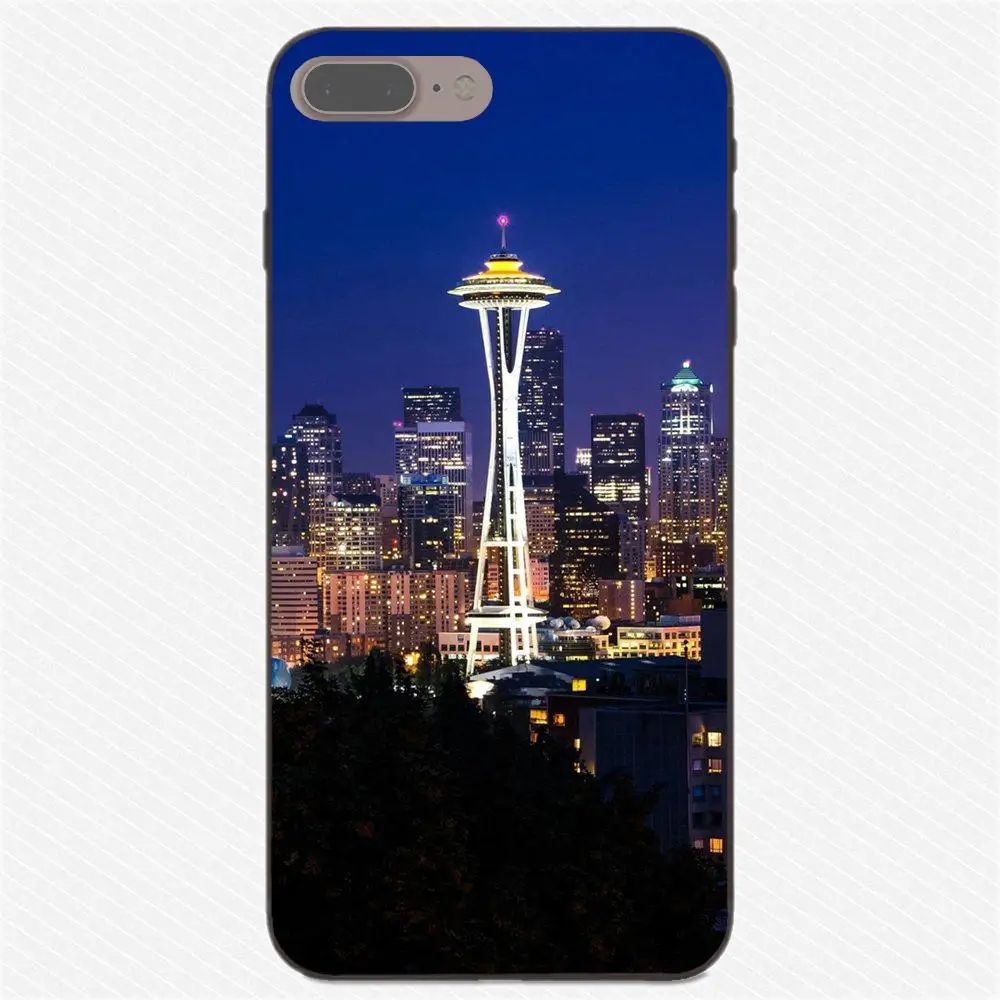 Вертикальный чехол для телефона Seattle Space Needle Xiaomi Redmi Note 2 3 4 4A 4X 5 5A 6 6A Plus Pro S2