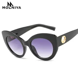 2019 для женщин Модный кошачий глаз ovalSunglasses Женский Мужской многоцветный Защита от солнца очки Новый Открытый Путешествия вождения