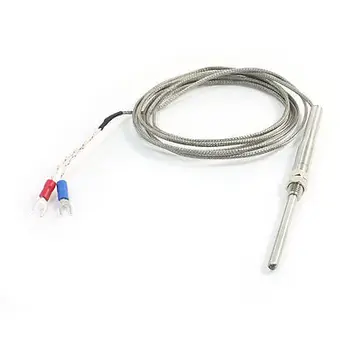 

2M Long Metal Braid Shield K Type 0 to 600C Celsius Thermocouple Sensor