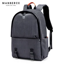 MANBERCE зарядка через usb Для мужчин рюкзак для отдыха, путешествия рюкзак 15,6 дюймов школьные рюкзаки для подростков большой Ёмкость мужской Mochila M81