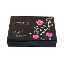 33 цвета, набор кистей для косметики, яркие коробки для макияжа для вечеринки, натуральные румяна, чехол для макияжа, Модный Инструмент для макияжа
