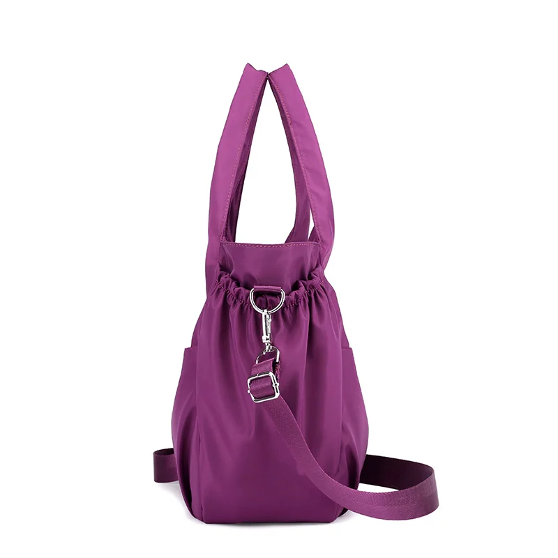 Модная Водонепроницаемая женская сумка, Повседневная Большая сумка-хобо на плечо, нейлоновая Большая вместительная сумка-тоут, роскошная дизайнерская сумка через плечо с верхней ручкой