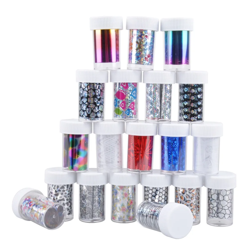 

10 Sheet 50cm*4cm Mix Color Transfer Foil Nail Art Star Design Sticker Decal For Polish Care DIY Universe Nail Art Sticker Decal