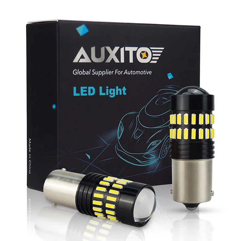 2 шт. P21W led canbus заднего Обратный резервный светильник лампочка BA15S 1156