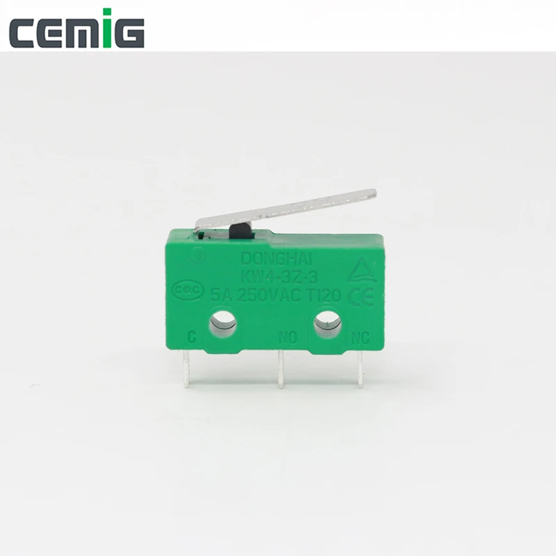 

Cemig Micro Switch 3Pin 3A 250VAC 1NO 1NC 10PCS Free Shipping