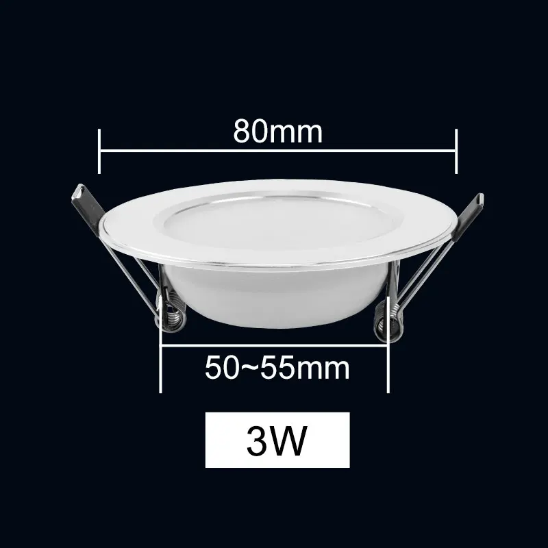 outside up and down lights 6Pcs 220V 230V Led Downlight 3W 5W 7W 9W 12W 15W LED Ceiling Round Recessed Lamp LED Spot Light For Bathroom Kitchen ceiling lights for living room Downlights