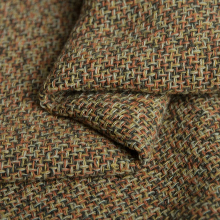 Dyed 100 wool fabric autumn and winter woven dress clothing wool