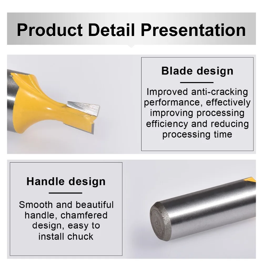 Фрезы твердосплавные с хвостовиком 1/2 дюйма для работ по дереву|Фреза| |