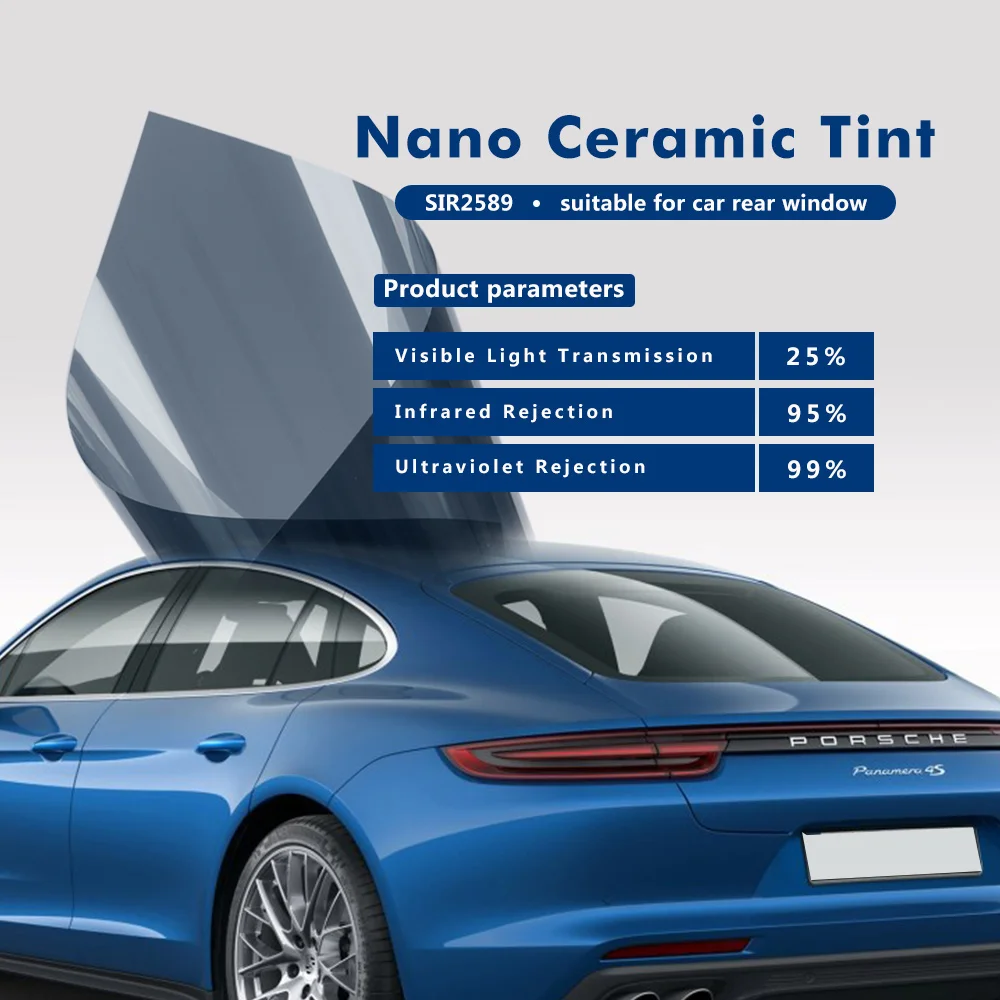 

Window Film 25% Nano Ceramic Auto Tints 2ply Home Window Tints 1.52X0.5M
