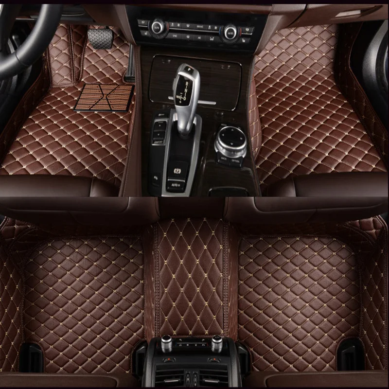 

Flash mat leather car floor mats for DS DS3 DS4 DS4S DS5 DS6 car accessories car styling Custom foot mats carpet cover