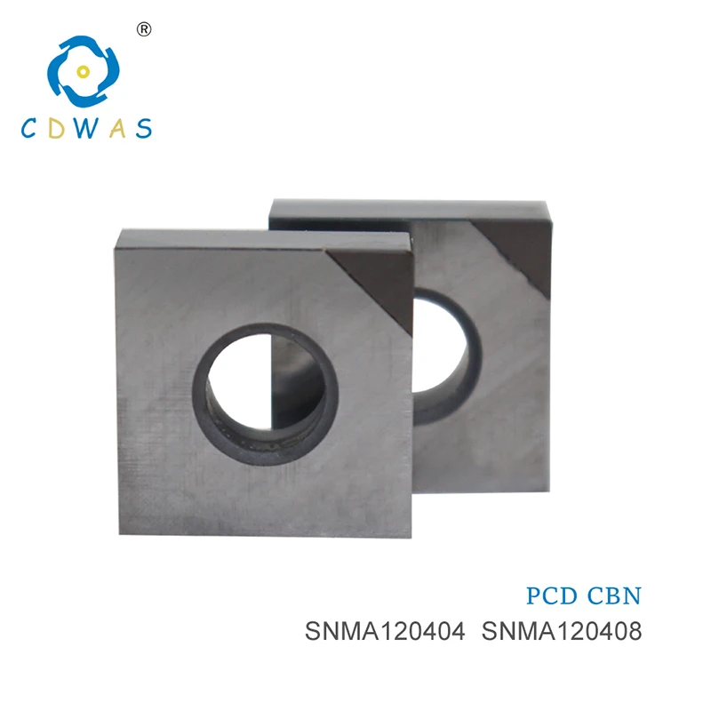 

SNMA120404 SNMA120408 SNMA 120404 PCD CBN Diamond Cubic boron nitride Plate Inserts External Turning Tool Blade CNC Lathe Tools