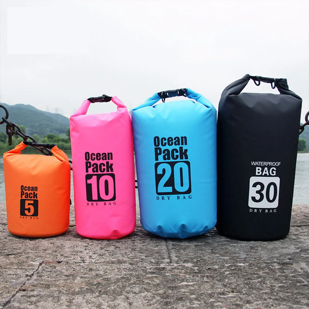 camping outdoor swimming Waterproof Bag 4 Color 5L 10L 20L 30L Camping